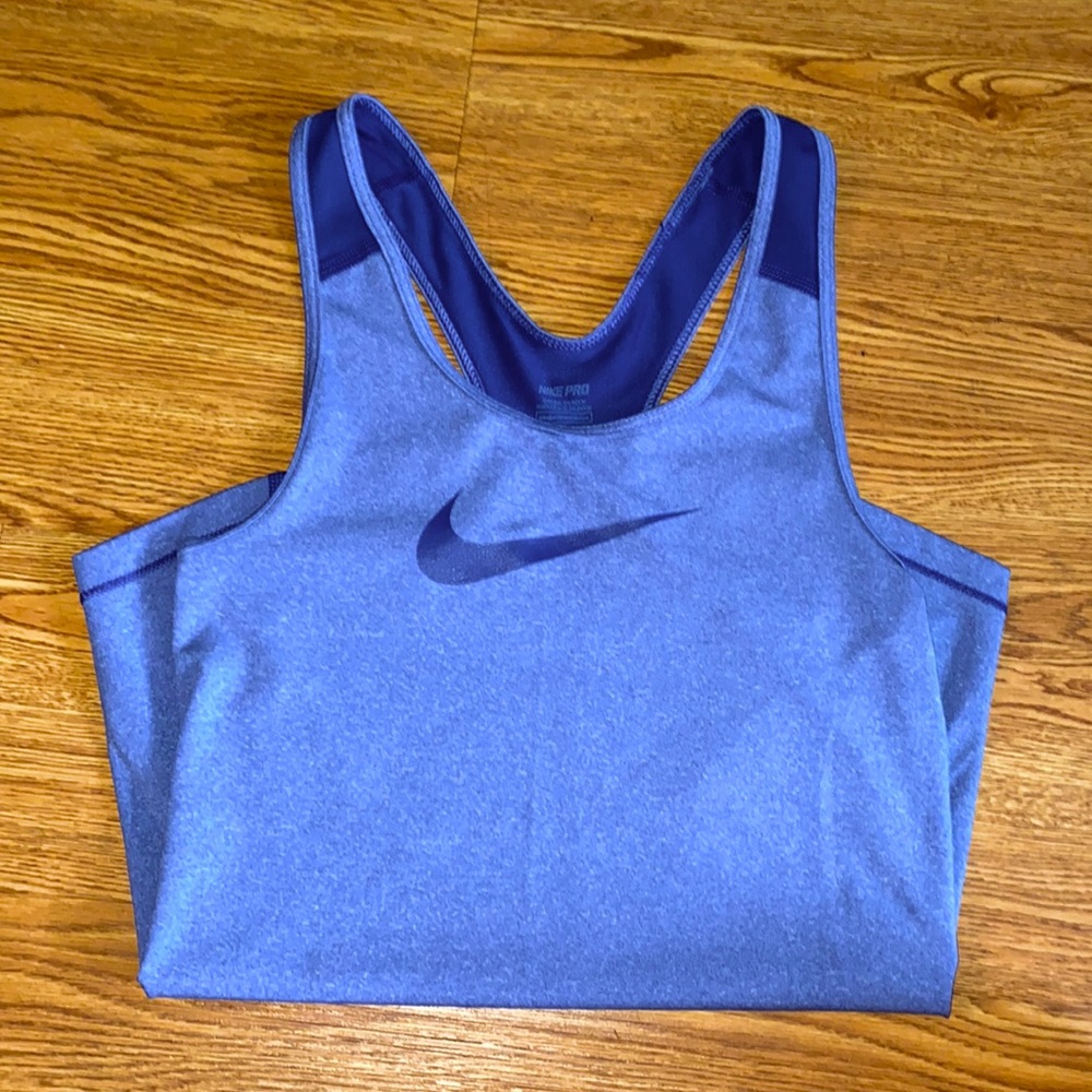 XS Blue Nike Dri-fit workout tank top